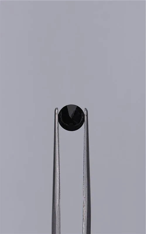 0.88ct Round Natural Diamond (Colour Fancy Black, Clarity VVS2, Cut EX, GIA Certified)