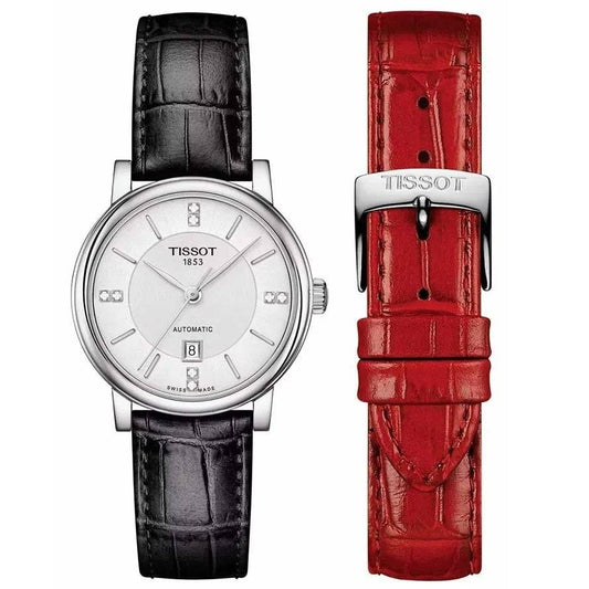 TISSOT Mod. CARSON AUTOMATIC W-DIAMONDS - Special Pack + Extra Strap-0