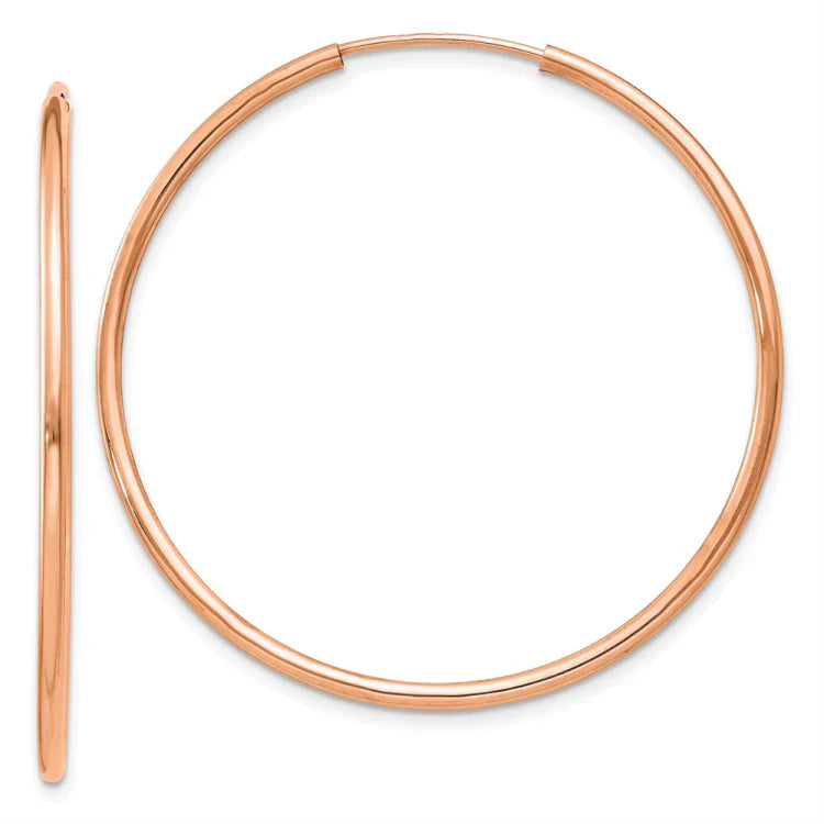 Rose Gold Hoop